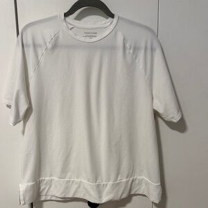 Eileen Fisher Raglan Sleeve Boxy style White tee
